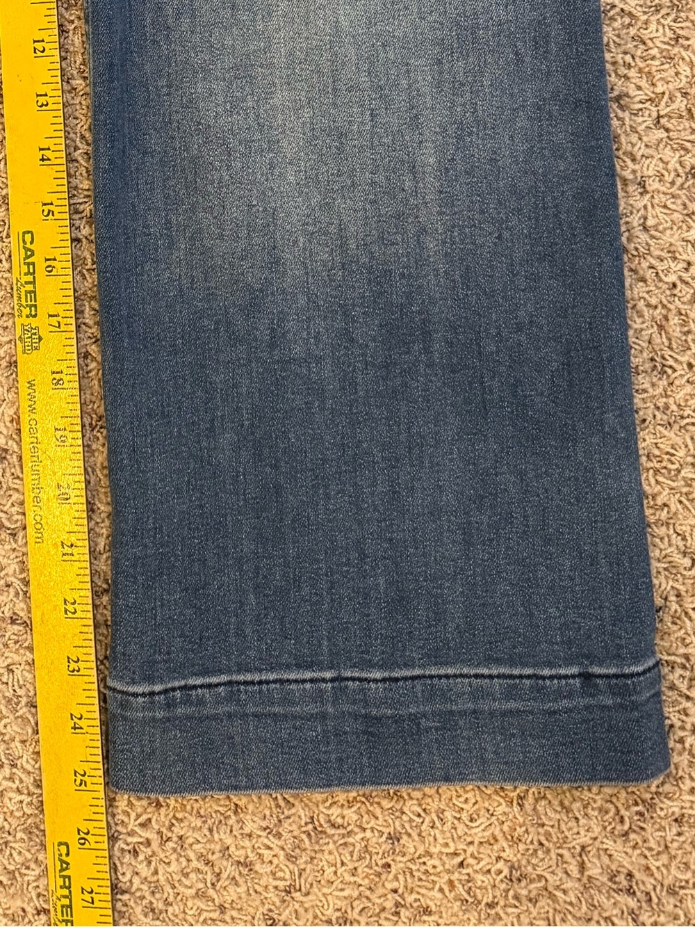 Maeve The Collette Cropped High-Rise Wide-Leg Jean Size 27 Anthropologie Stretch - Picture 9 of 15
